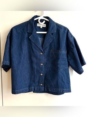 Denim Forum Boxy Denim Shirt